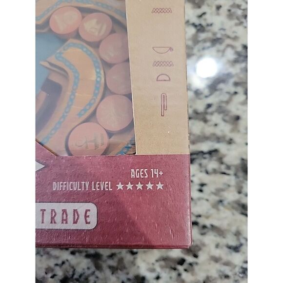 Egyptian Coin Trade Wood Brainteaser Puzzle by True Genius, New, 14+ - Picture 5 of 7